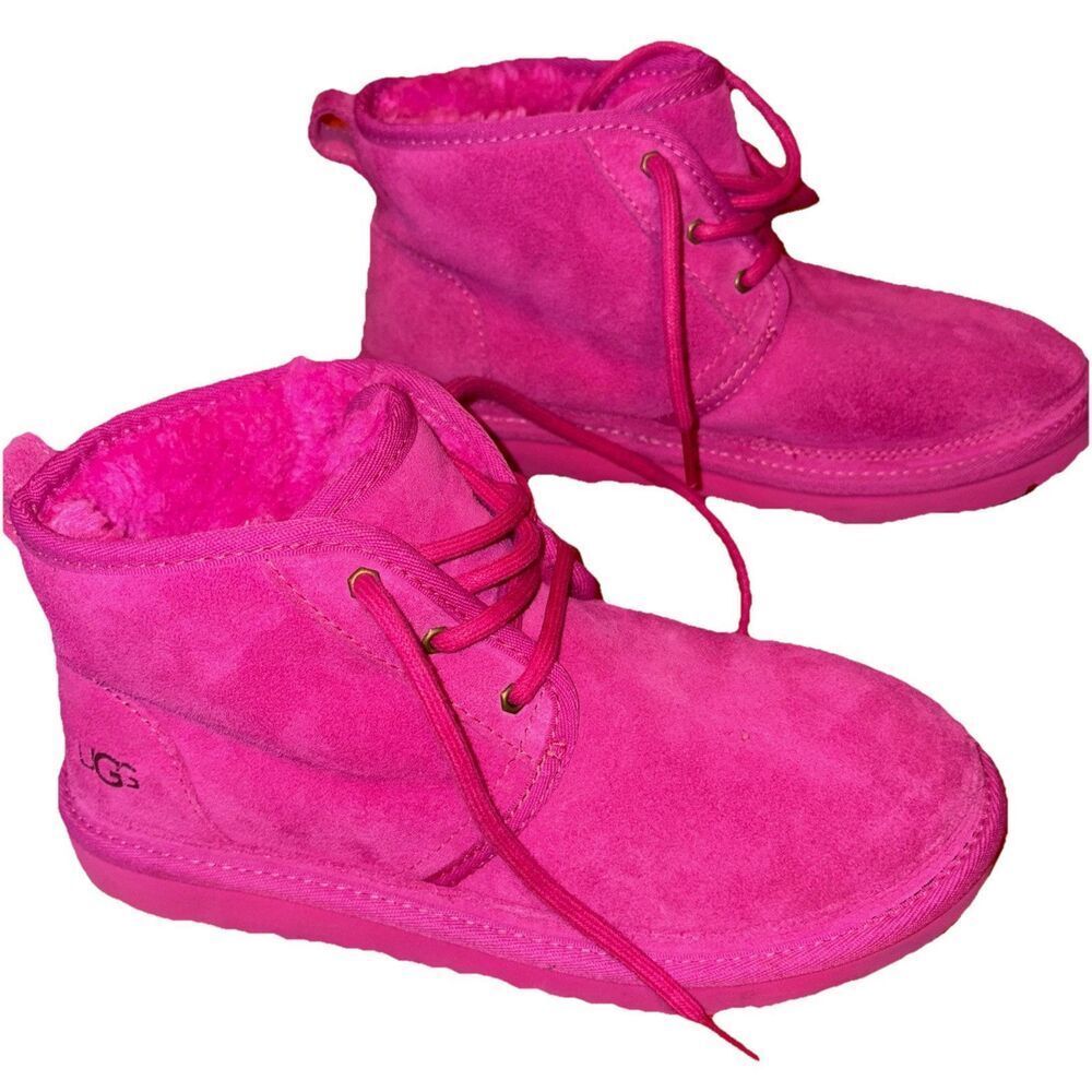 UGG Women's Pink Ankle Boots